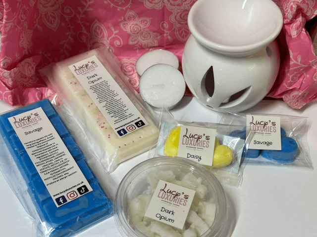 Mini Wax Burner &amp; Melt Bundle 